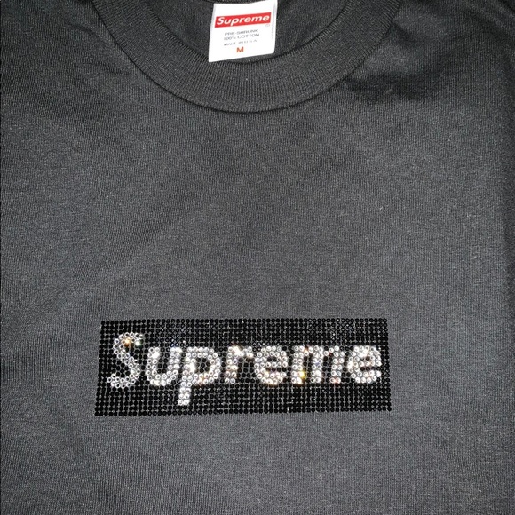 Supreme Swarovski 25th Anniversary T Shirt